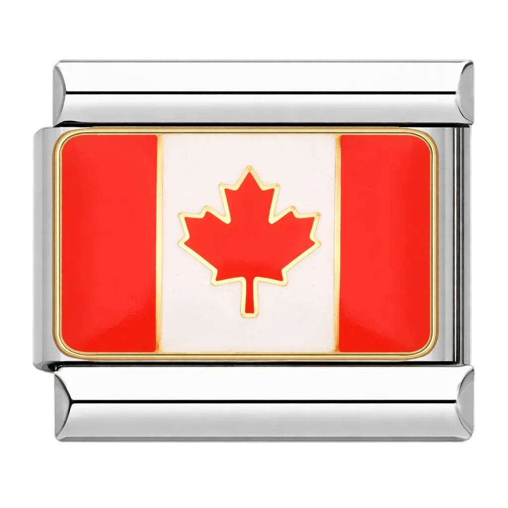 Flag (Canada) - – Italian Charm Bracelet by Charmette