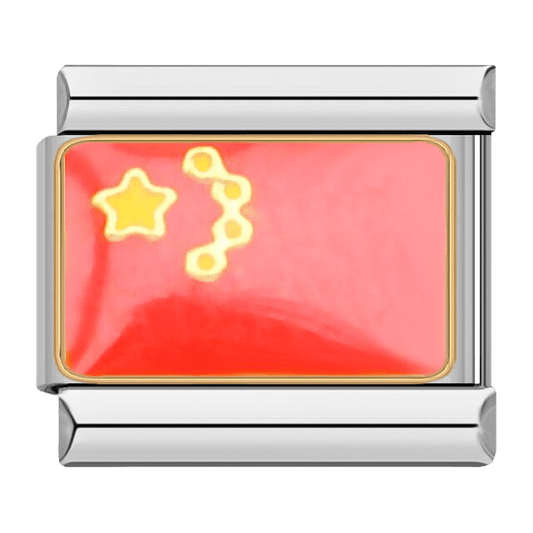 Flag (China) - – Italian Charm Bracelet by Charmette