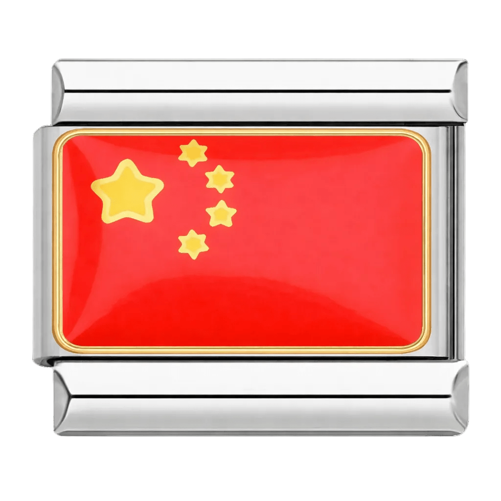 Flag (China) - – Italian Charm Bracelet by Charmette