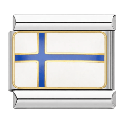 Flag (Finland) - – Italian Charm Bracelet by Charmette