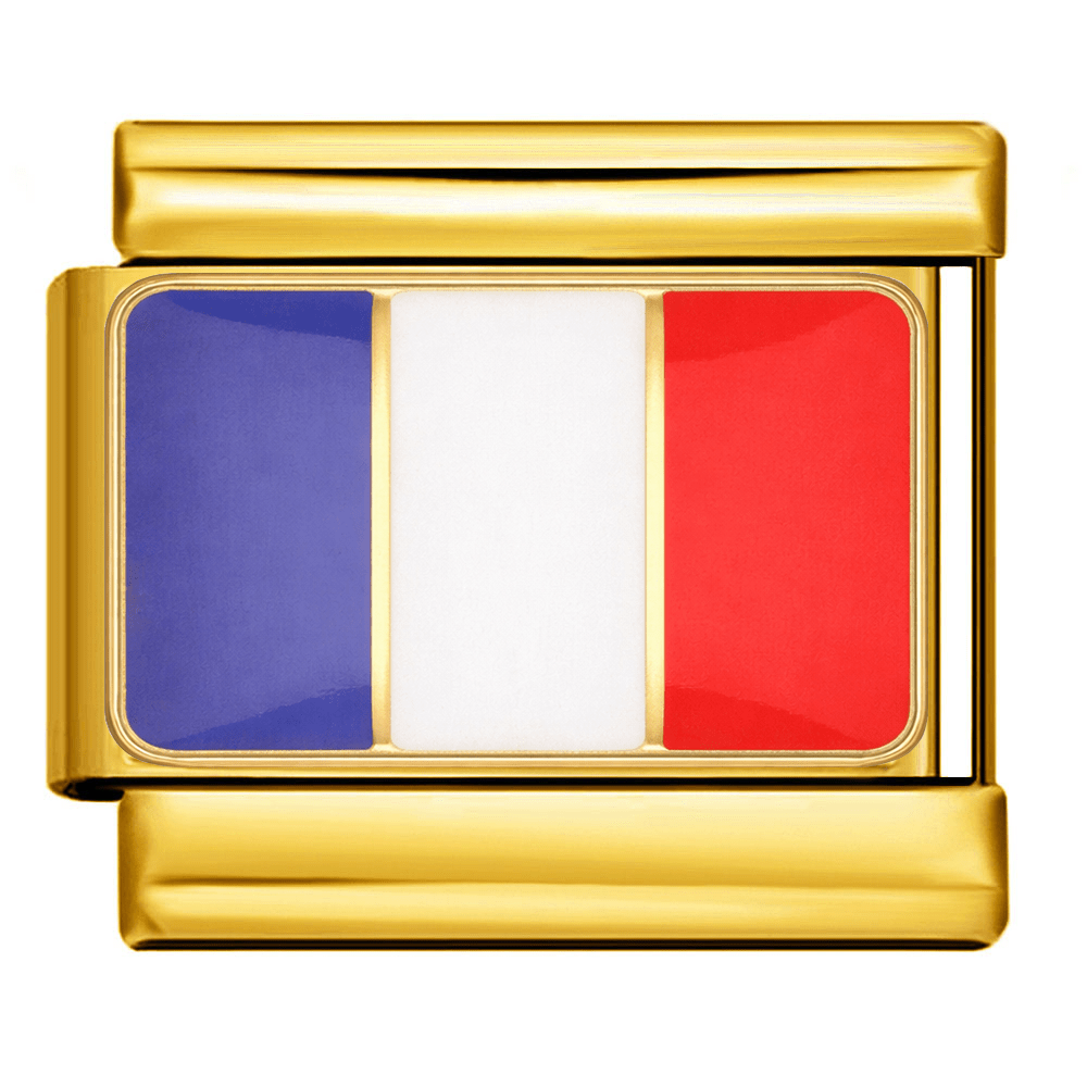 Flag (France) - – Italian Charm Bracelet by Charmette