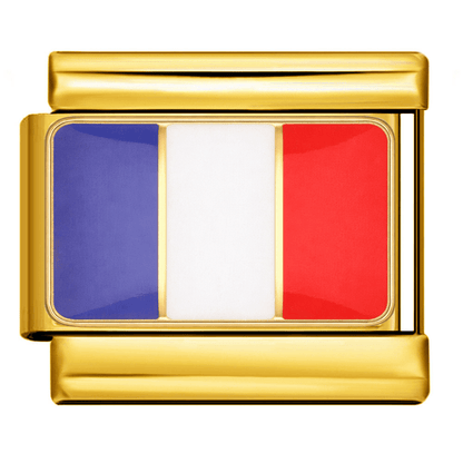 Flag (France) - – Italian Charm Bracelet by Charmette