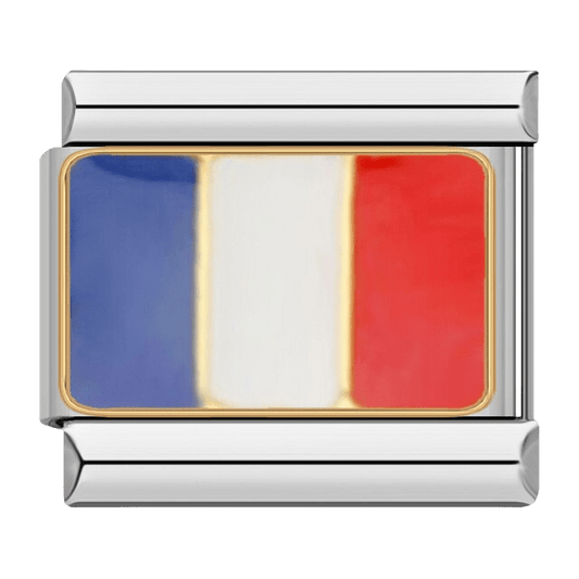 Flag (France) - – Italian Charm Bracelet by Charmette