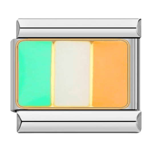 Flag (Ireland) - – Italian Charm Bracelet by Charmette