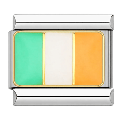 Flag (Ireland) - – Italian Charm Bracelet by Charmette