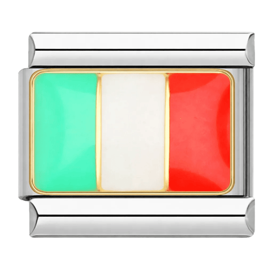Flag (Italy) - – Italian Charm Bracelet by Charmette