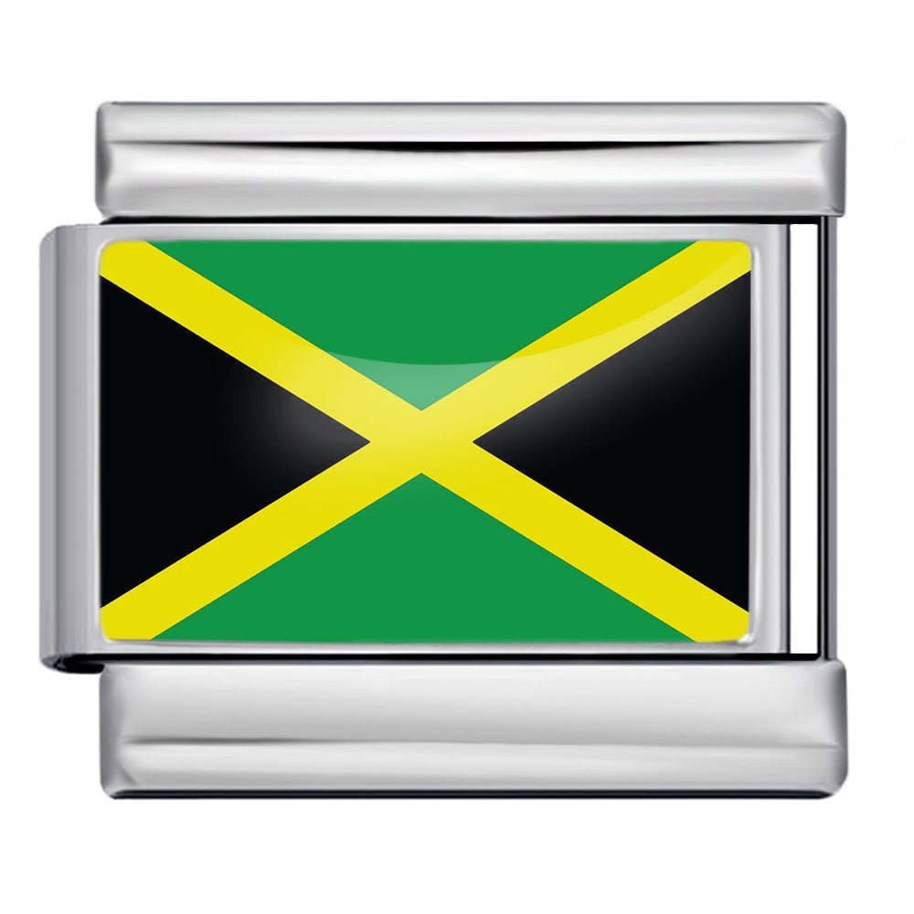 Flag (Jamaica) - – Italian Charm Bracelet by Charmette