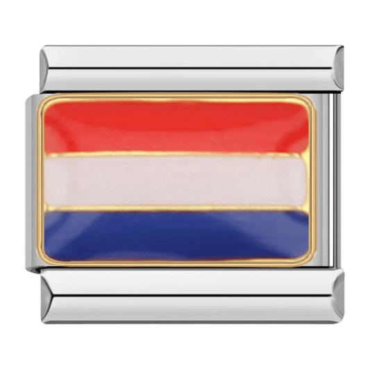 Flag (Netherlands) - – Italian Charm Bracelet by Charmette