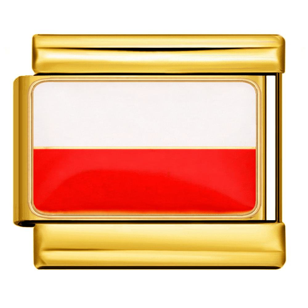 Flag (Poland) - – Italian Charm Bracelet by Charmette