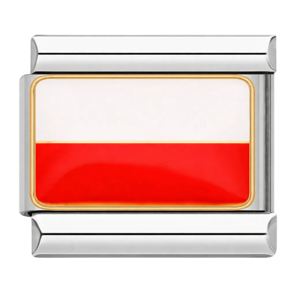 Flag (Poland) - – Italian Charm Bracelet by Charmette