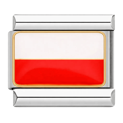 Flag (Poland) - – Italian Charm Bracelet by Charmette