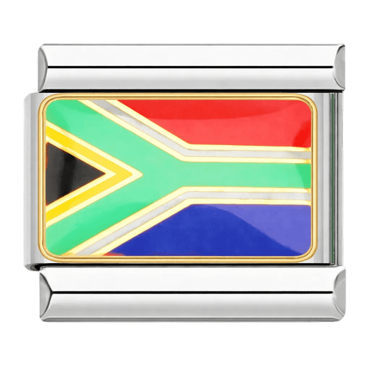 Flag (South Africa) - – Italian Charm Bracelet by Charmette