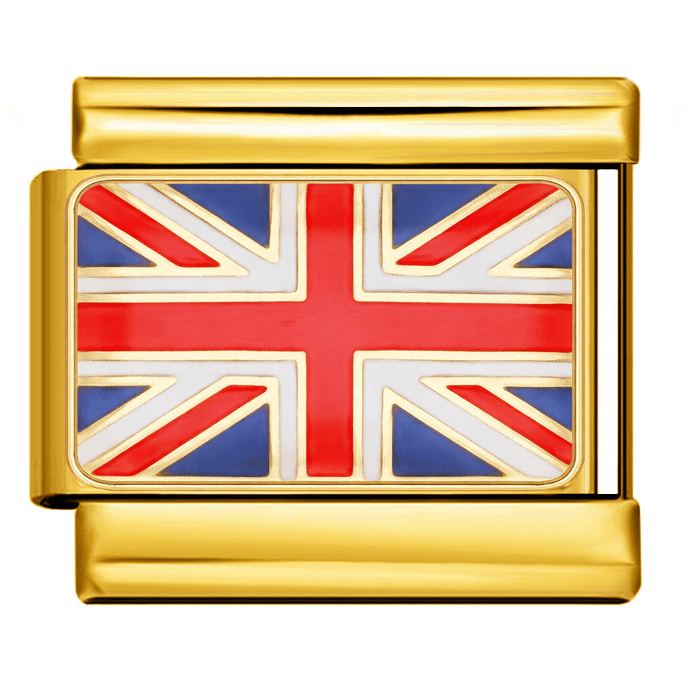 Flag (United Kingdom) - – Italian Charm Bracelet by Charmette