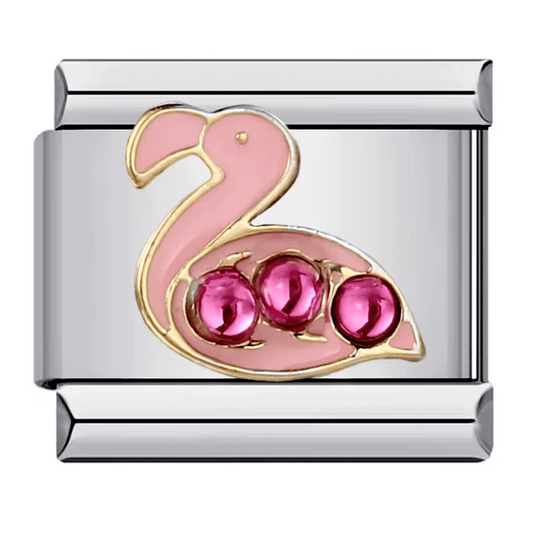 Flamingo - – Italian Charm Bracelet by Charmette