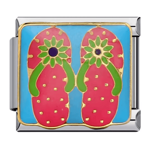 Flip Flops - – Italian Charm Bracelet by Charmette