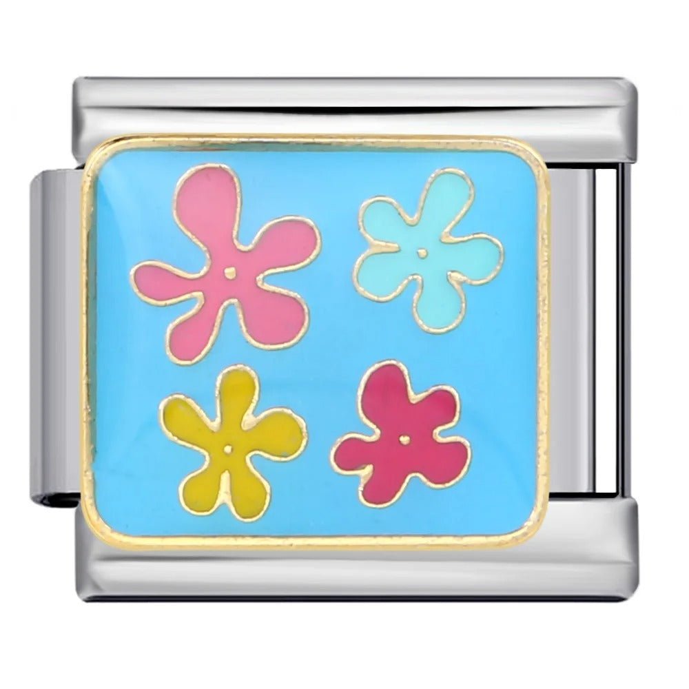 Flowers - – Italian Charm Bracelet by Charmette