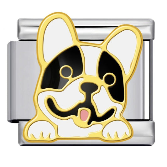 French Bulldog - – Italian Charm Bracelet by Charmette
