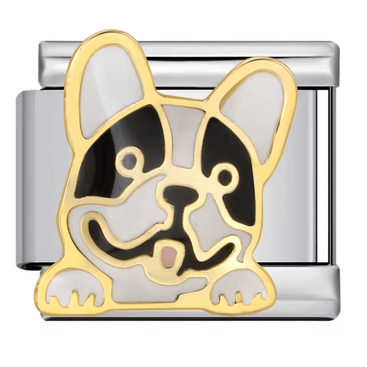 French Bulldog - – Italian Charm Bracelet by Charmette