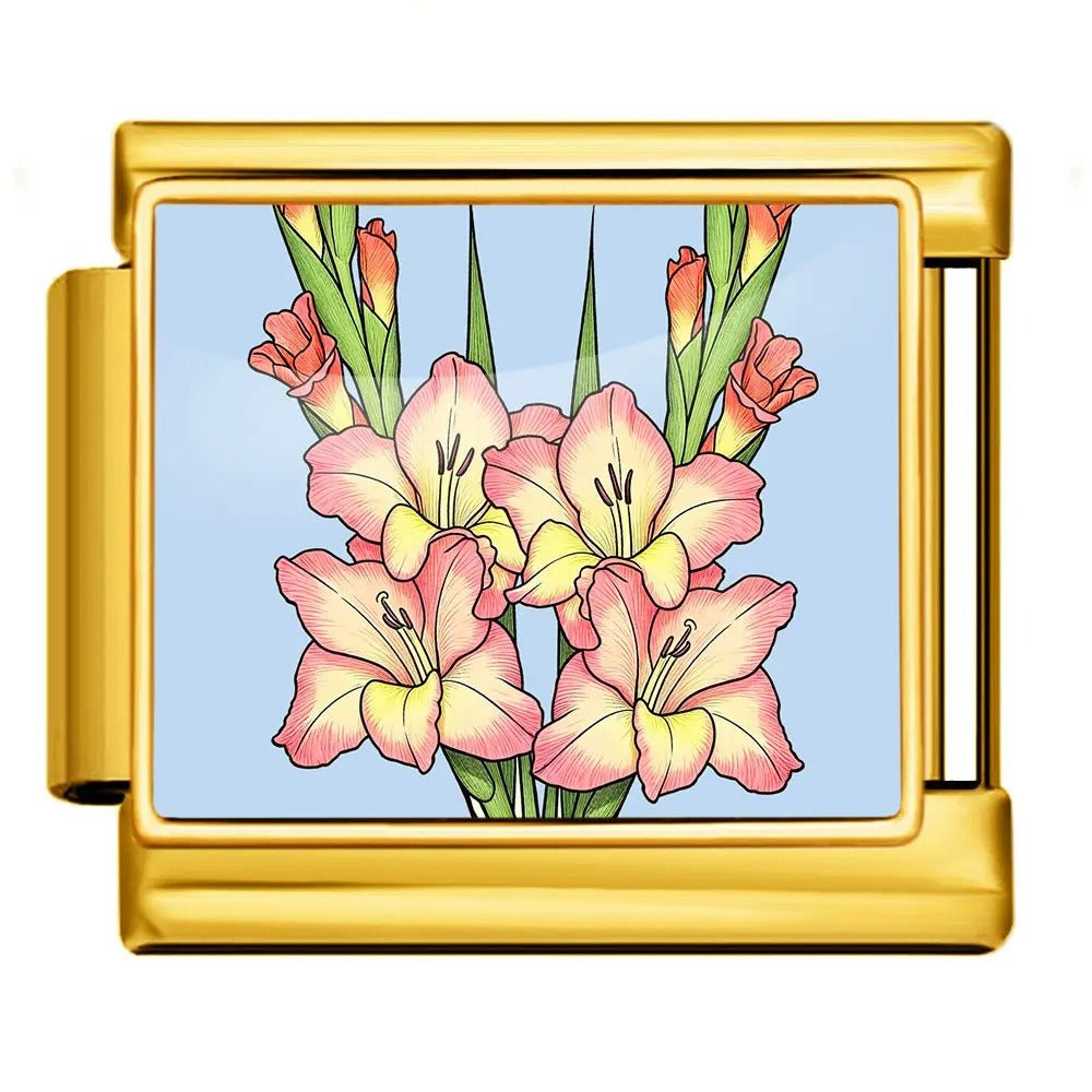 Gladiolus - – Italian Charm Bracelet by Charmette