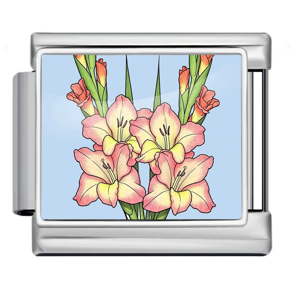 Gladiolus - – Italian Charm Bracelet by Charmette