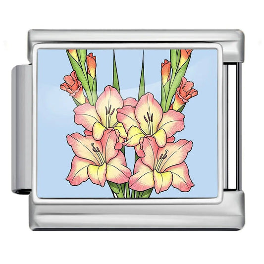 Gladiolus - – Italian Charm Bracelet by Charmette
