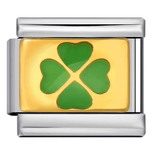 Gold Clover - – Italian Charm Bracelet by Charmette