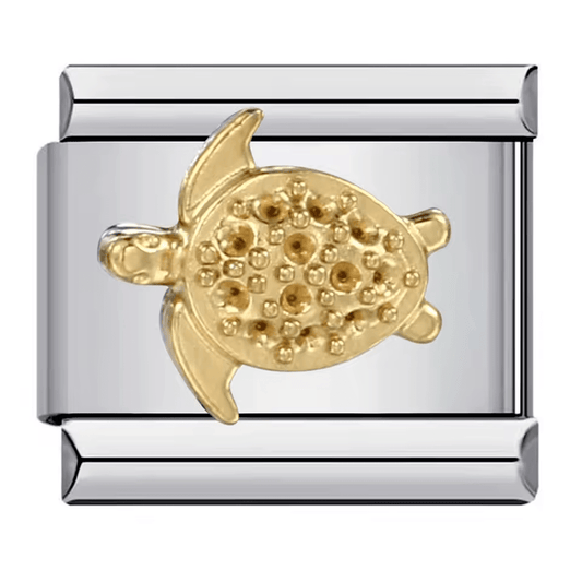 Gold Turtle - – Italian Charm Bracelet by Charmette