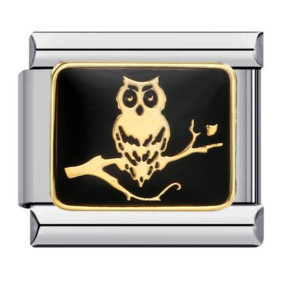 Golden Owl - – Italian Charm Bracelet by Charmette