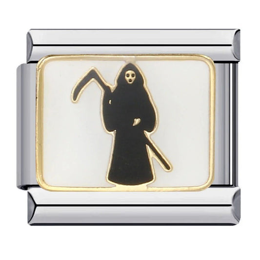 grim reaper Italian charm 9mm bracelet link
