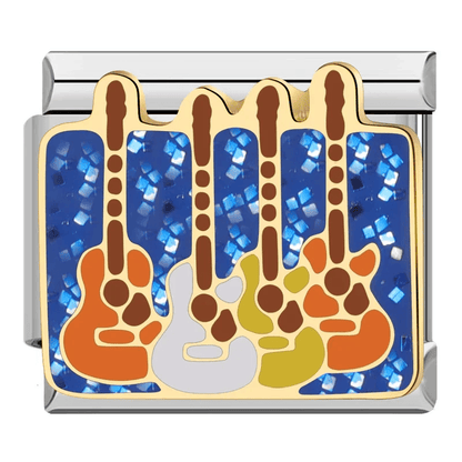 Guitars - – Italian Charm Bracelet by Charmette