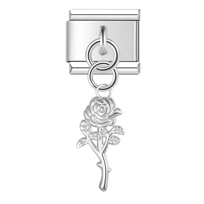 HANGING ROSE - – Italian Charm Bracelet by Charmette
