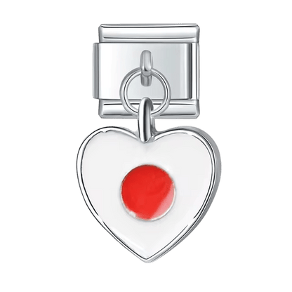 Heart Flag - – Italian Charm Bracelet by Charmette