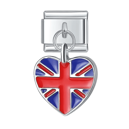 Heart Flag - – Italian Charm Bracelet by Charmette