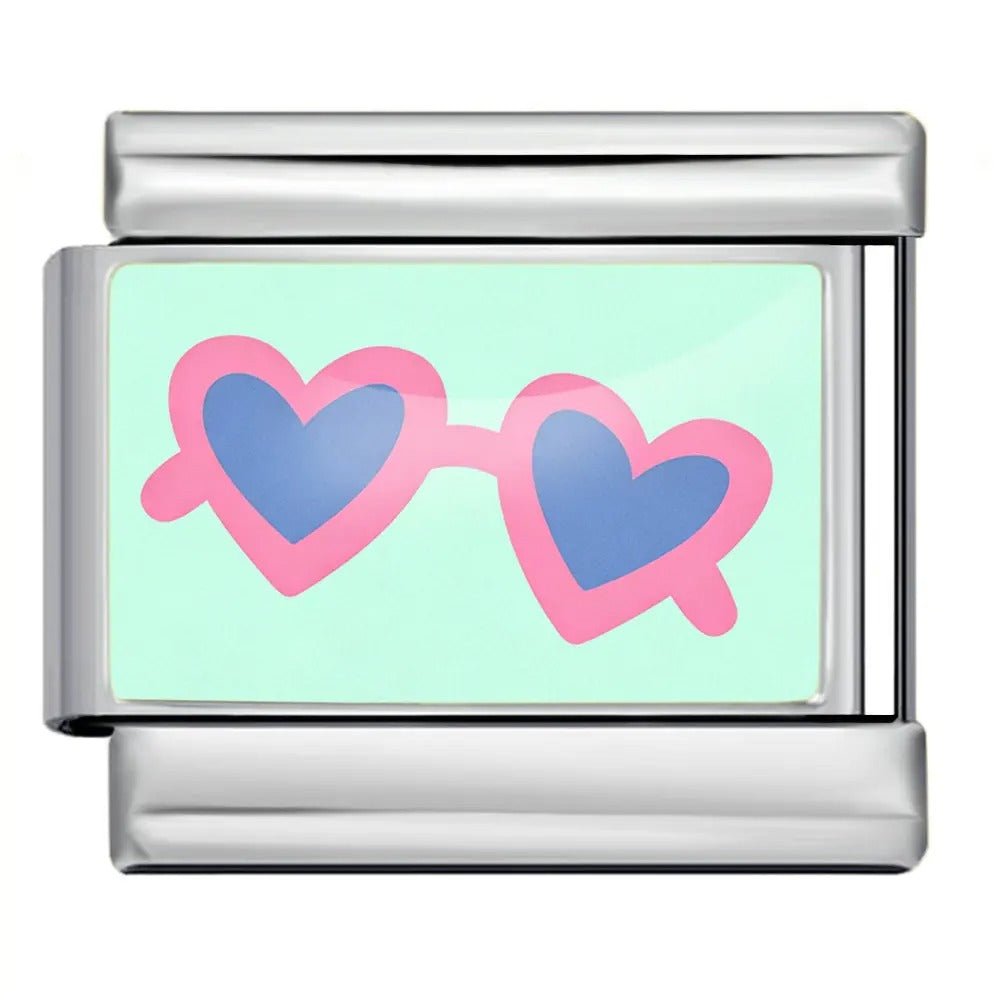 Heart Sunglasses - – Italian Charm Bracelet by Charmette