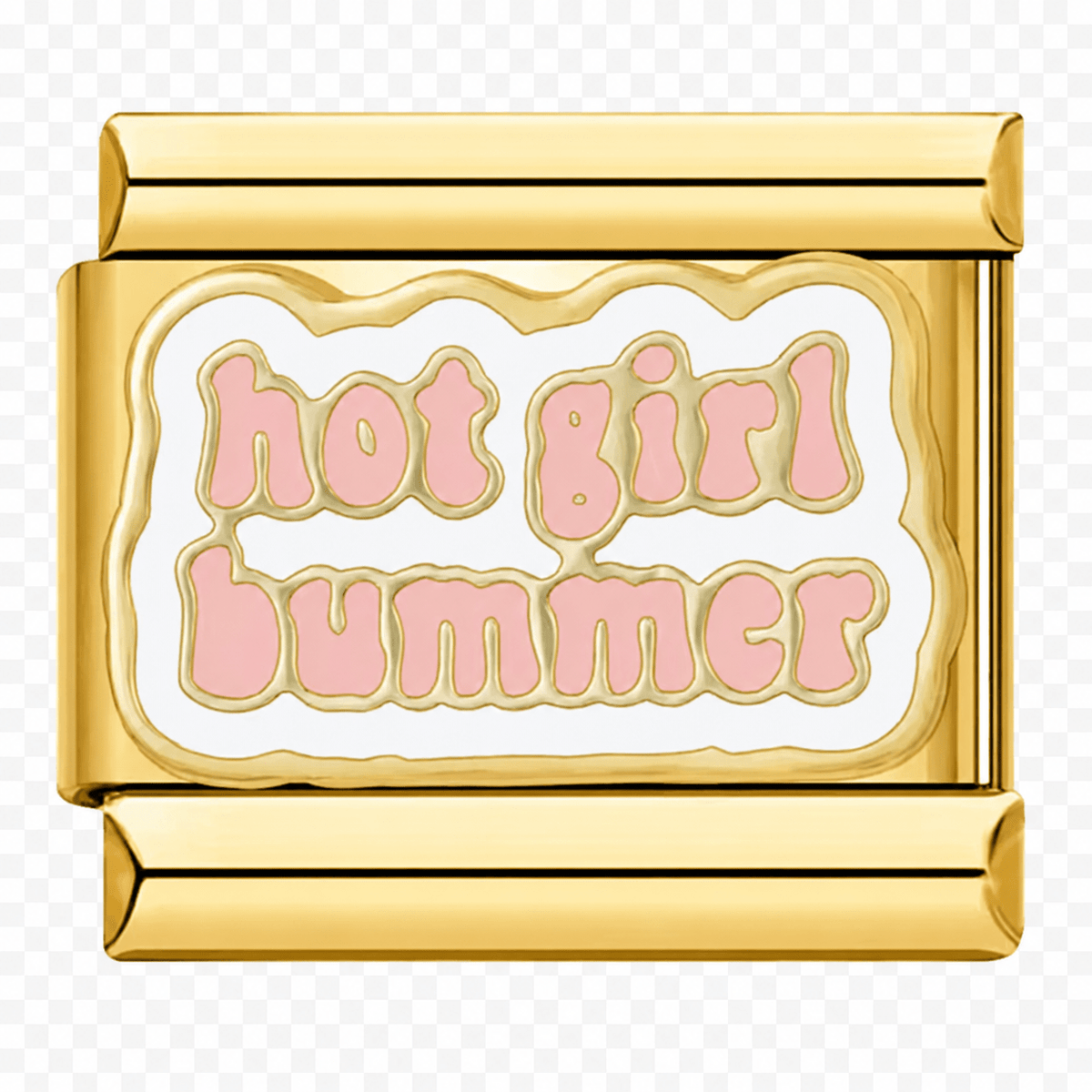 Hot Girl Bummer -– Italian Charm Bracelet by Charmette