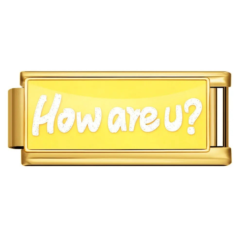 How are u? -– Italian Charm Bracelet by Charmette