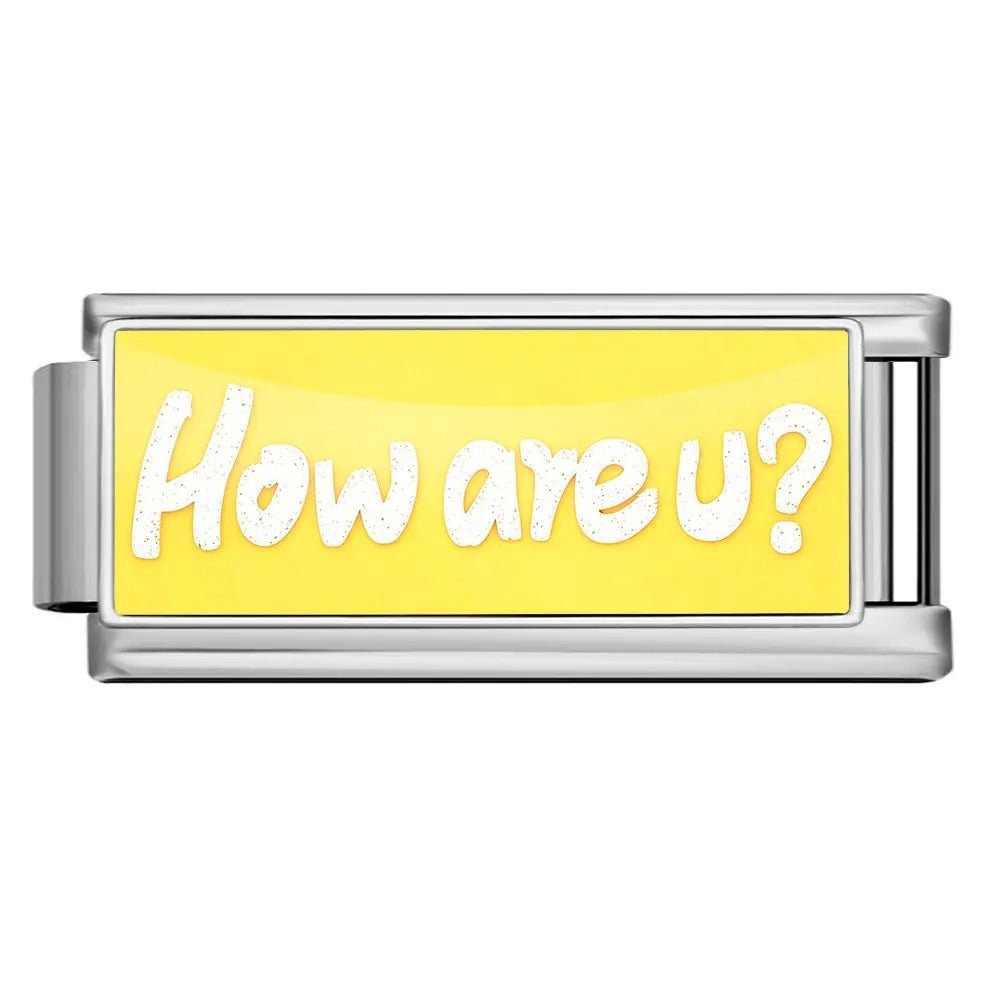 How are u? -– Italian Charm Bracelet by Charmette