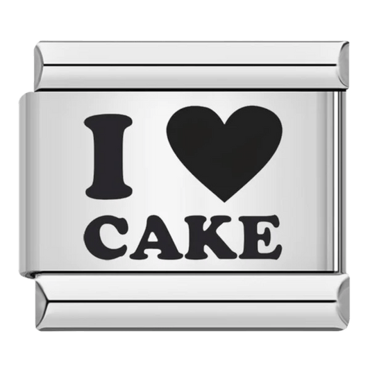 I <3 Cake - – Italian Charm Bracelet by Charmette