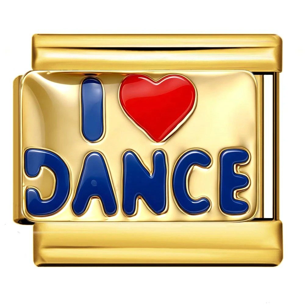 I <3 Dance -– Italian Charm Bracelet by Charmette