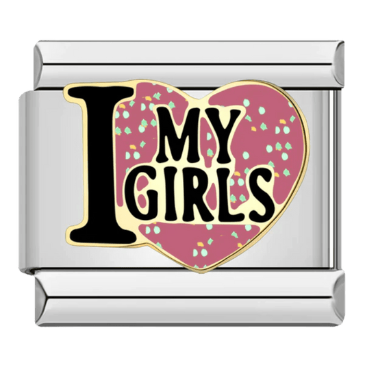 I <3 My Girls - – Italian Charm Bracelet by Charmette