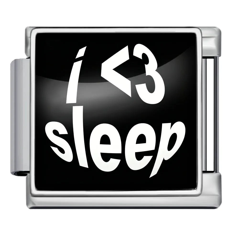 I <3 Sleep - – Italian Charm Bracelet by Charmette