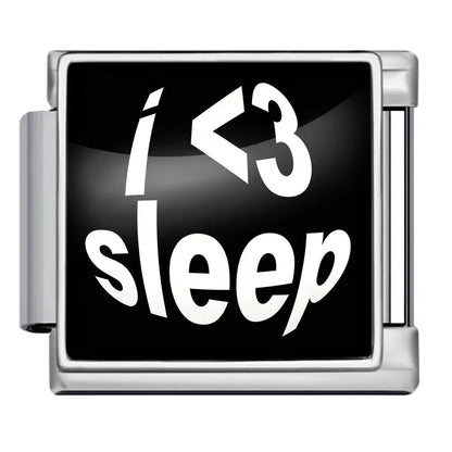 I <3 Sleep - – Italian Charm Bracelet by Charmette