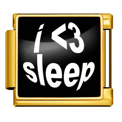 I <3 Sleep - – Italian Charm Bracelet by Charmette