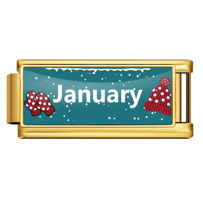 January - – Italian Charm Bracelet by Charmette