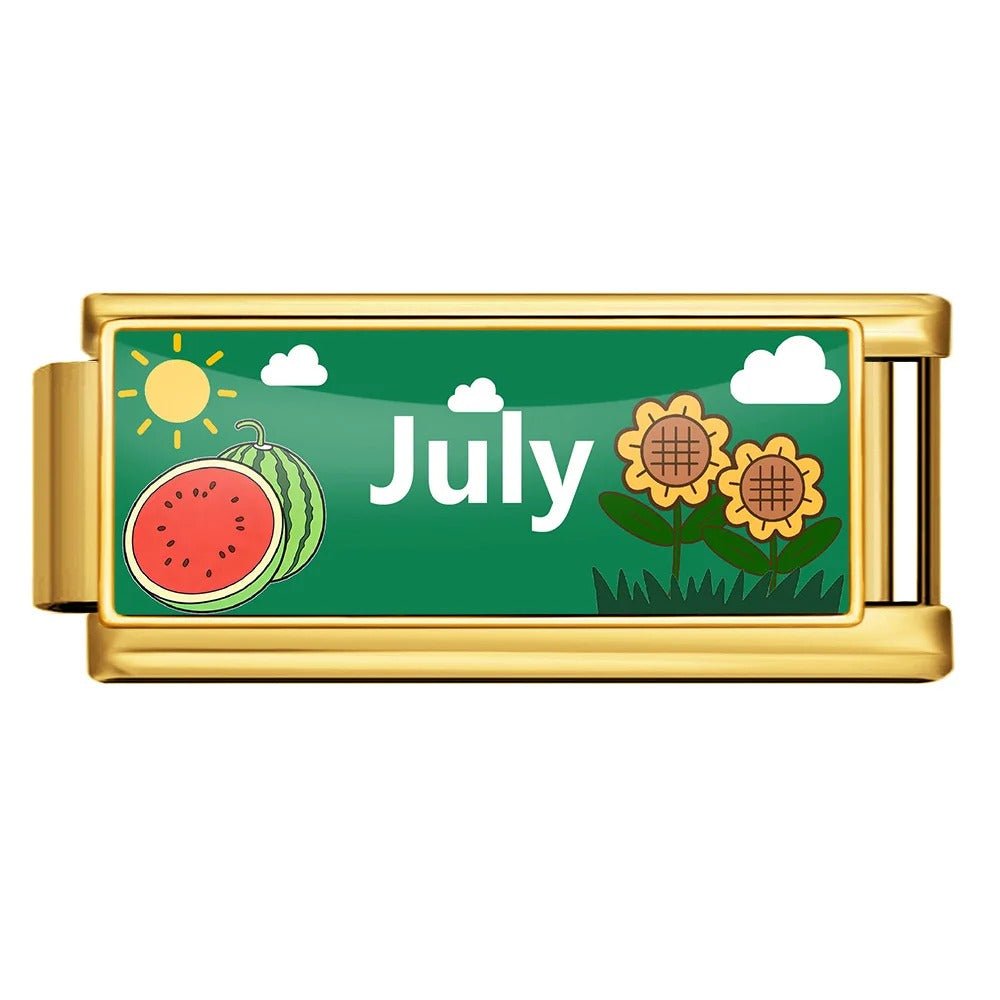 July - – Italian Charm Bracelet by Charmette