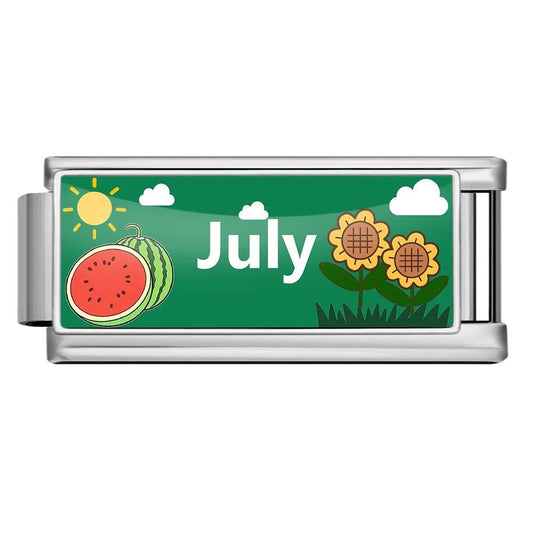 July - – Italian Charm Bracelet by Charmette