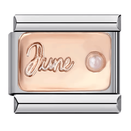 June Birthstone - – Italian Charm Bracelet by Charmette