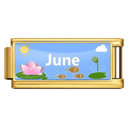 June - – Italian Charm Bracelet by Charmette