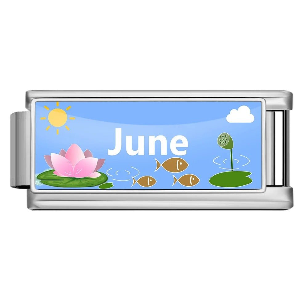 June - – Italian Charm Bracelet by Charmette