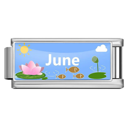 June - – Italian Charm Bracelet by Charmette